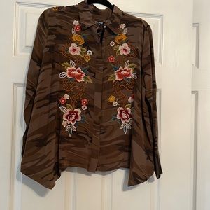 Johnny Was button down shirt